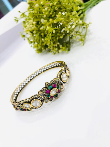 Emerald Ruby Polki Bracelet